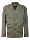 On The Bund Buttoned Flap-pocket Jacket In Green