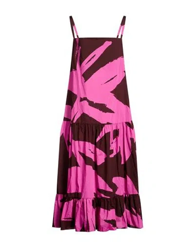 On The Island By Marios Schwab Woman Maxi Dress Chocolate Brown Size 8 Cotton