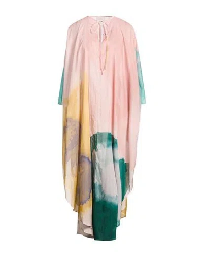On The Island By Marios Schwab Woman Maxi Dress Pink Size 6 Cotton