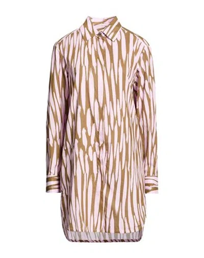 On The Island By Marios Schwab Woman Mini Dress Pink Size 10 Cotton