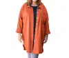 On The Plus Side Cotton Collar Long Sleeve Kendall Shirt - Plus In Autumn Glaze