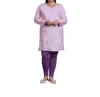 On The Plus Side Cotton Long Sleeve Sleep Top - Plus In Lavender Daisy In Multi