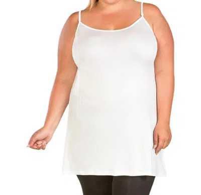On The Plus Side Layering Camisole - Plus In White