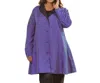 On The Plus Side Mel Reversible Raincoat - Plus Size In Eggplant In Beige