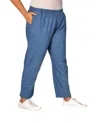 On The Plus Side Plus Size Premium Relaxed Leg Denim Jeans In Light Wash Denim