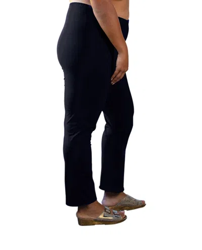 On The Plus Side Plus Size Relaxed Leggings In Black