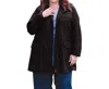 On The Plus Side Spencer Long Sleeve Jacket - Plus Size In Black Spencer In Multi