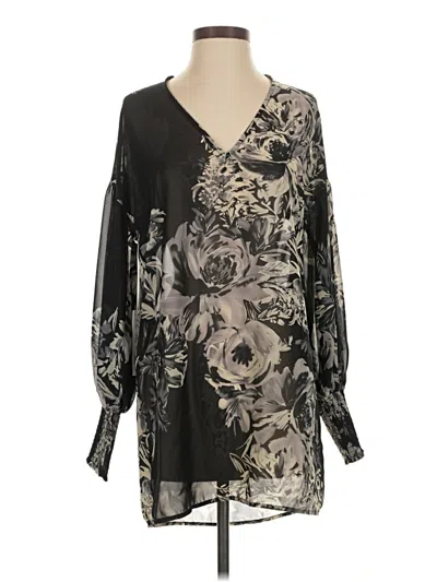 Pre-owned On The Road ... 3/4 Sleeve Blouse In Black