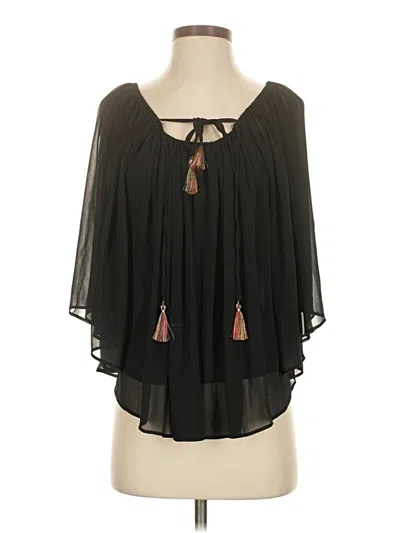Pre-owned On The Road ... 3/4 Sleeve Blouse In Black
