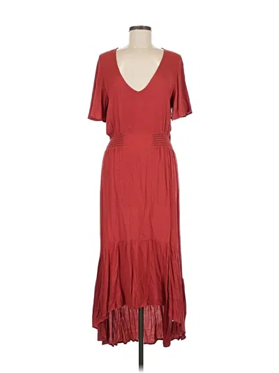 Pre-owned On The Road ... Casual Dress In Burgundy