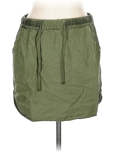 Pre-owned On The Road ... Casual Skirt In Green