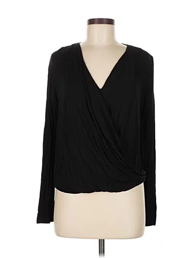 Pre-owned On The Road ... Long Sleeve Blouse In Black