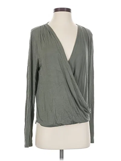Pre-owned On The Road ... Long Sleeve Blouse In Gray