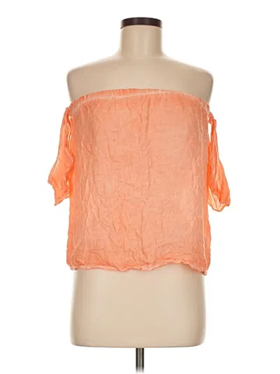 Pre-owned On The Road ... Tube Top Orange Strapless Neckline Tops