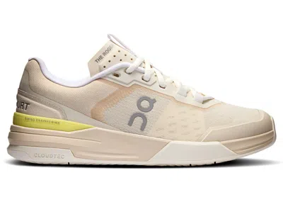 Pre-owned On The Roger Advantage Pro (women's) Sneakers In Cream/limelight