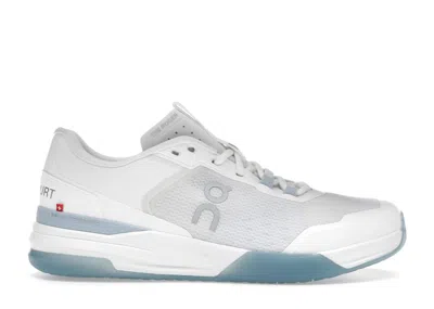 Pre-owned On The Roger Advantage Pro (women's) Sneakers In White/chambray In Multi