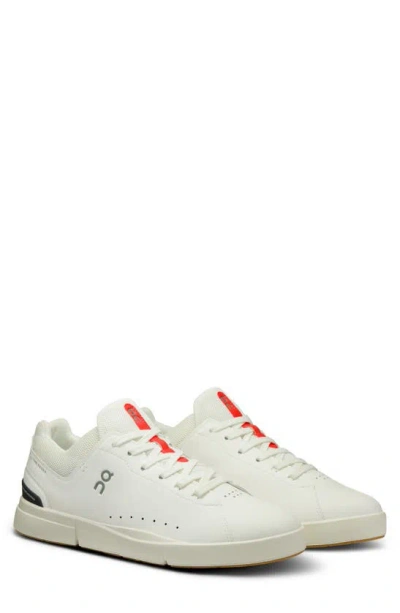 On The Roger Advantage Tennis Sneaker In White/ Spice
