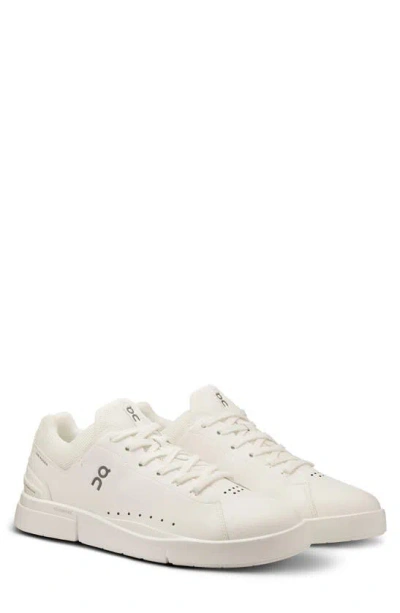 On The Roger Advantage Tennis Sneaker In White/ Undyed