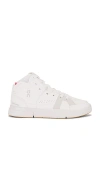On The Roger Clubhouse Mid Sneaker In White