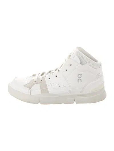 Pre-owned On The Roger Clubhouse Mid Sneakers In White