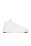 On Men's The Roger Clubhouse Mid Top Sneakers In White & Sandste