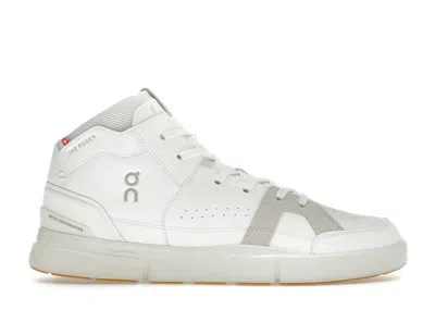 Pre-owned On The Roger Clubhouse Mid (women's) Sneakers In White/sand
