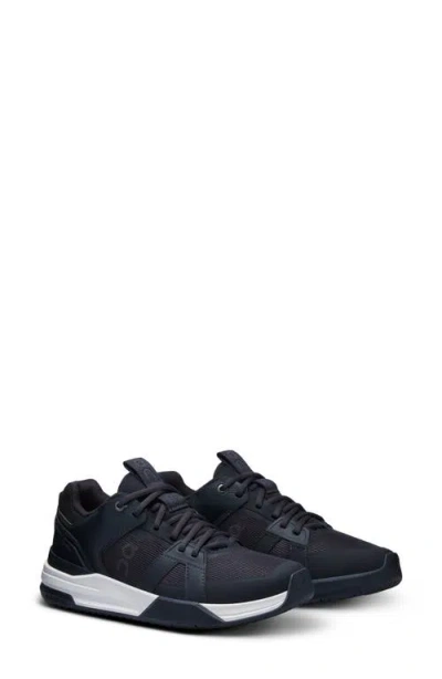 On The Roger Clubhouse Pro Tennis Sneaker In Black/white