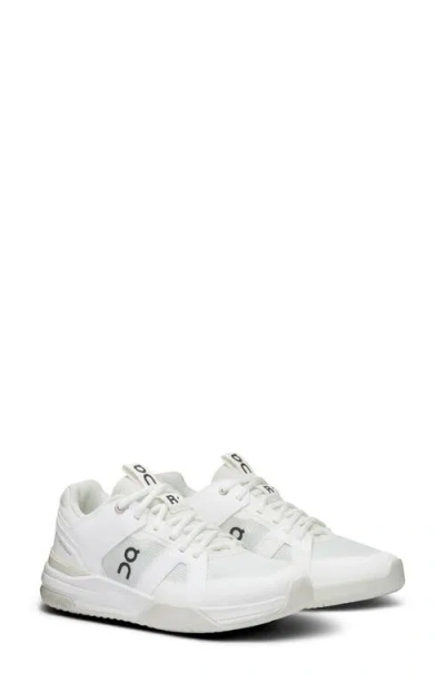 On The Roger Clubhouse Pro Tennis Sneaker In Undyed/ Ice