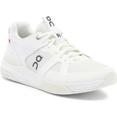 On The Roger Clubhouse Pro Tennis Sneaker In White/ice