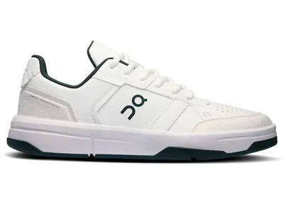 Pre-owned On The Roger Clubhouse (women's) Sneakers In White/evergreen