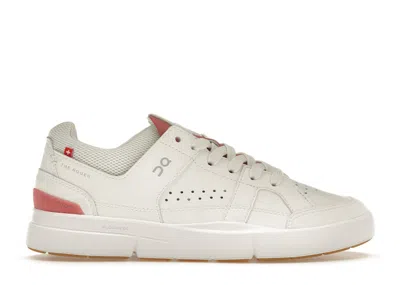 Pre-owned On The Roger Clubhouse (women's) Sneakers In White/rosewood