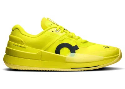 Pre-owned On The Roger Pro 2 Clay (women's) Sneakers In Light In Lime/limelight