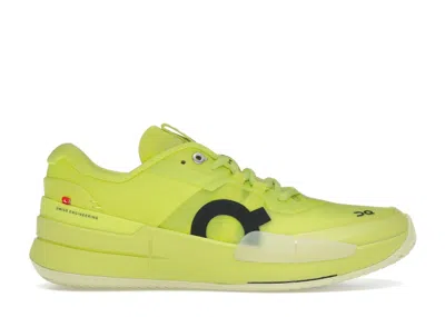 Pre-owned On The Roger Pro 2 Clay (women's) Sneakers In Light In Lime/limelight