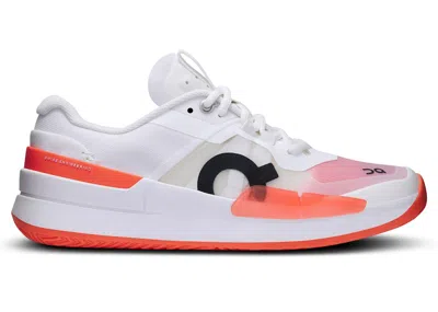 Pre-owned On The Roger Pro 2 (women's) Sneakers In White/flame
