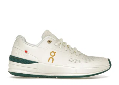Pre-owned On The Roger Pro Beams (women's) Sneakers In Ivory/evergreen