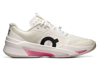 Pre-owned On The Roger Pro Fire (women's) Sneakers In White/pink In Multi