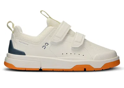 Pre-owned On The Roger Sneakers In Ivory/orange