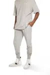 On This Day Lightweight French Terry Jogger In Light Grey Heather