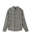 On This Day Long Sleeve Button Check Shirt In Navy Multi