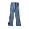 On This Day Women's Flare Leg Track Pants With Side Seam Tape Detail In Atlantic