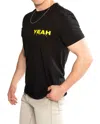 On This Day Yeah Tee In Black