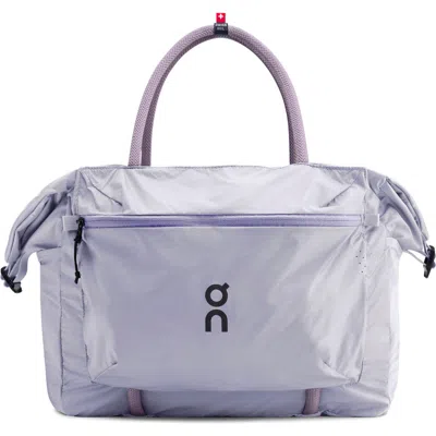 On Track Pack 35l Lite Gym Bag In Metallic