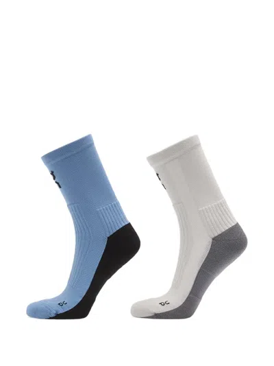 On Trail High Socks (set Of Two) In Blue