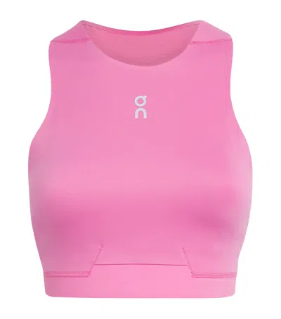 On Train 2-in-1 Crop Top In Pink