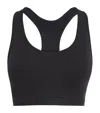 On Train Stretch-nyl Bra Top In Black