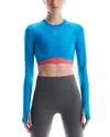 On Train Lg Sleeve Crop Top