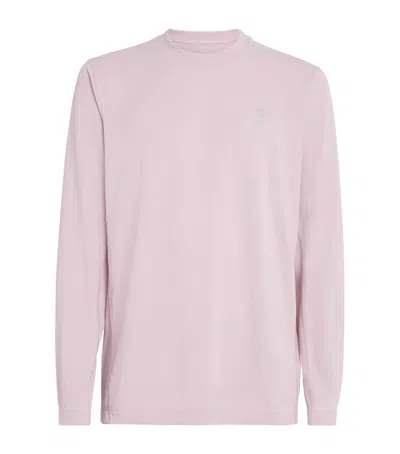 On Train Lg-sleeve T-shirt In Purple