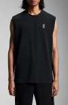 On Logo-print Recycled-shell Tank Top In Black