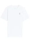 On Train Printed Jersey T-shirt In White