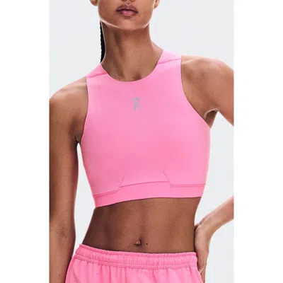 On Train Sports Bra In Bubblegum